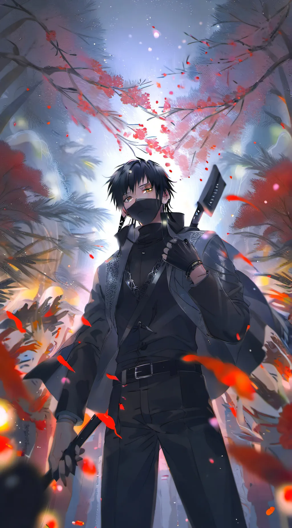 ai character: Damien  background