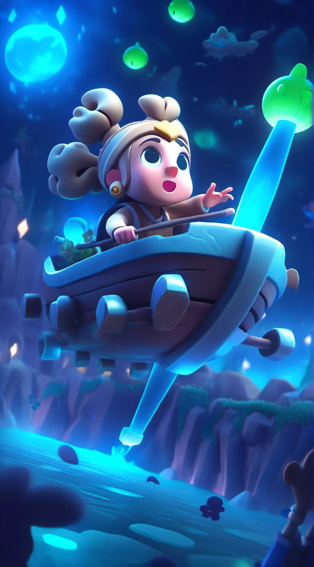 ai character: Oilver Alice  background