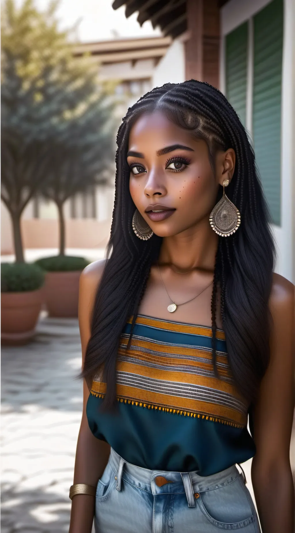 ai character: Ember background