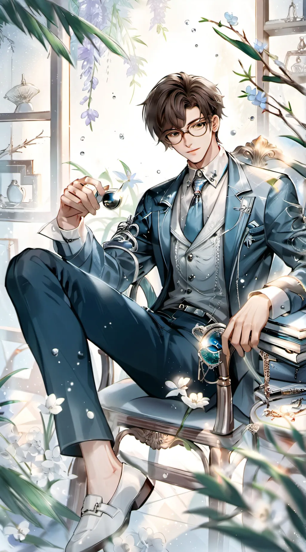 ai character: Mark background