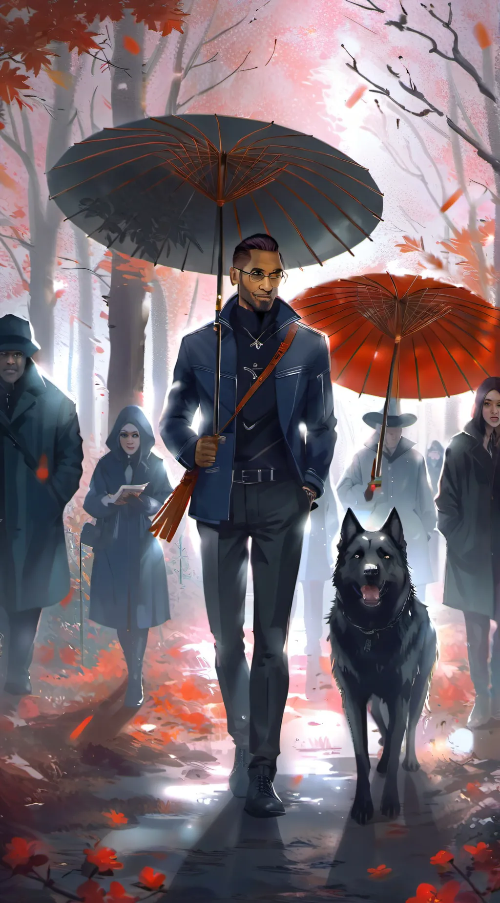 ai character:   ,. background