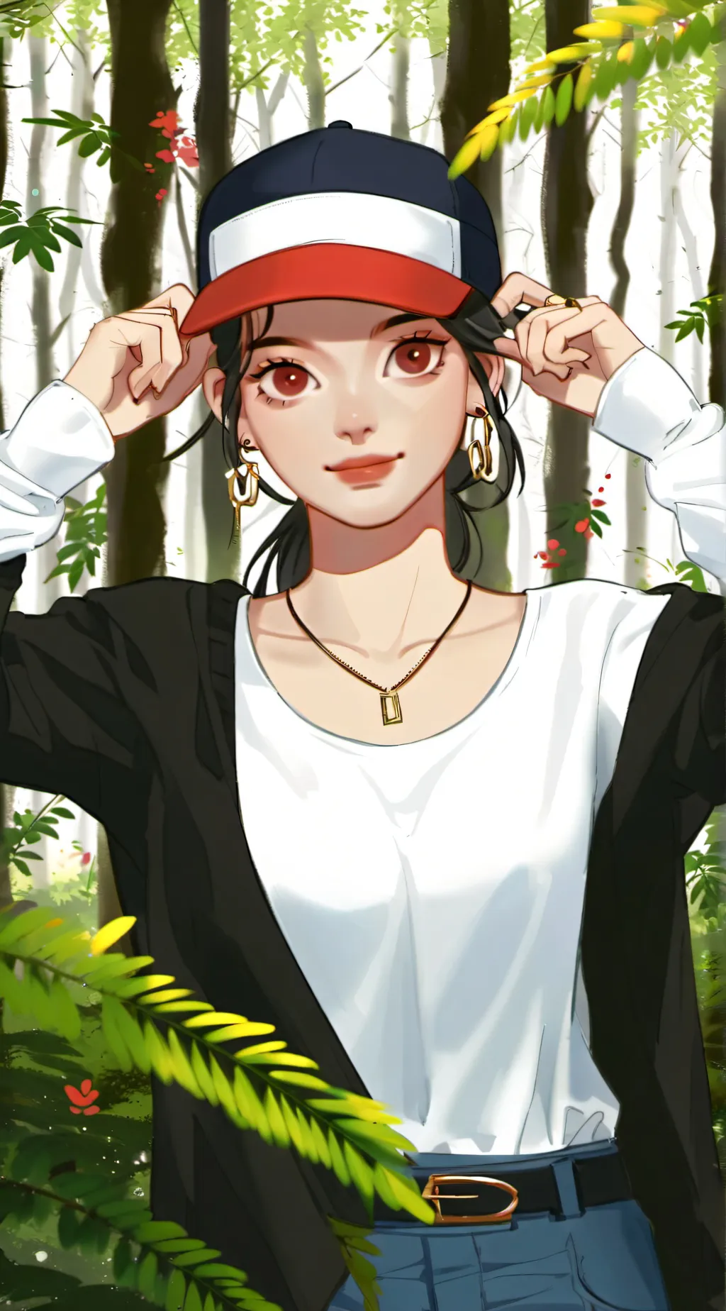 ai character: Mha new Student  background