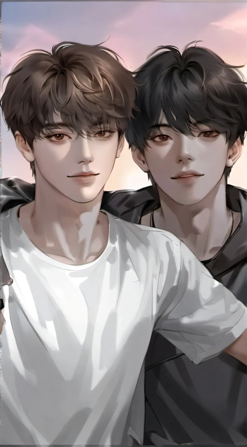 ai character: Will and Liam 💗 background