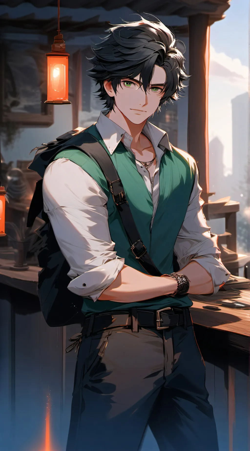 ai character: Luke background