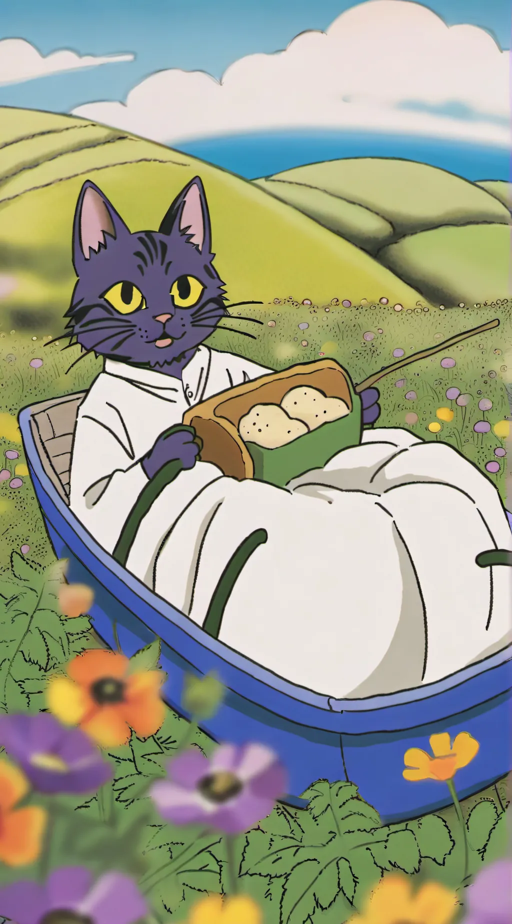 ai character: Catnap background