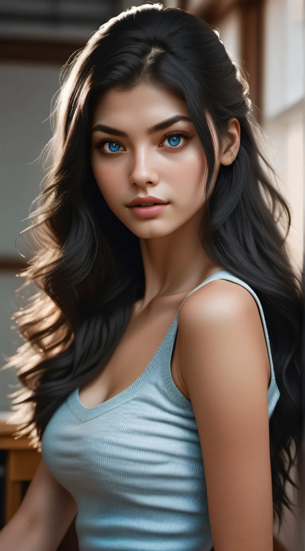 ai character: Emilia background