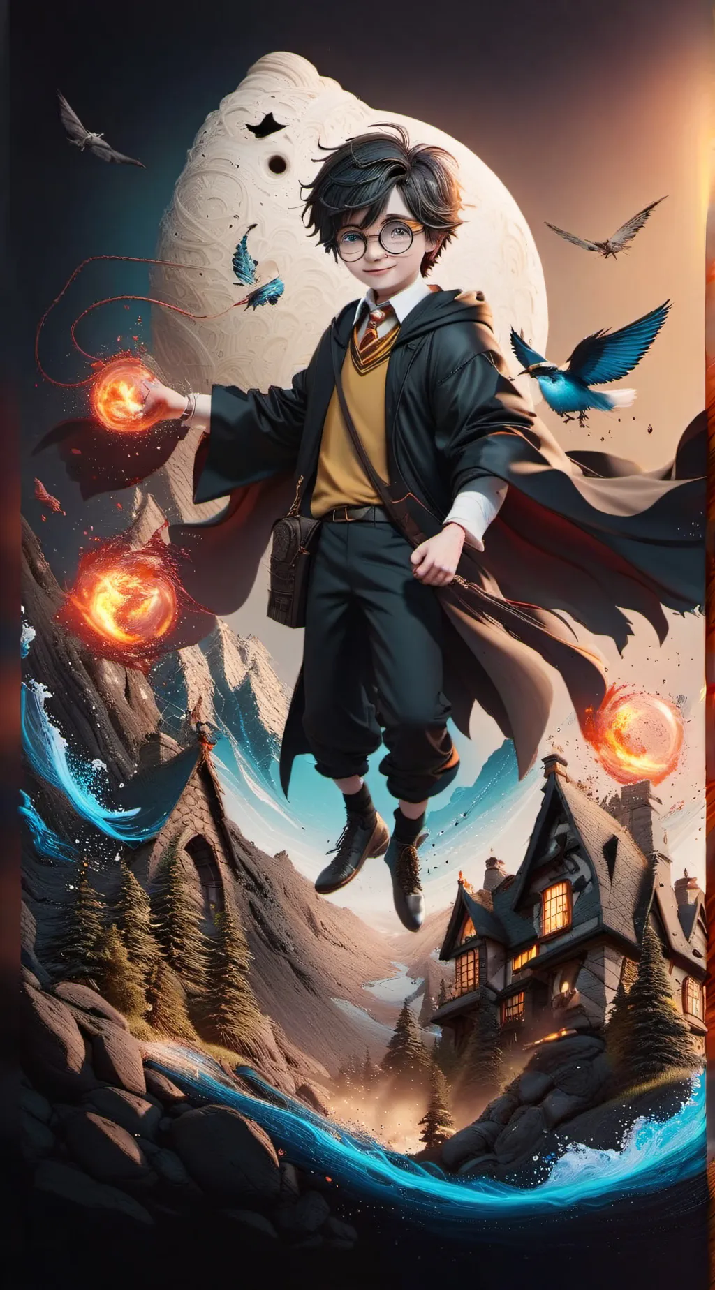 ai character: Harry among us background