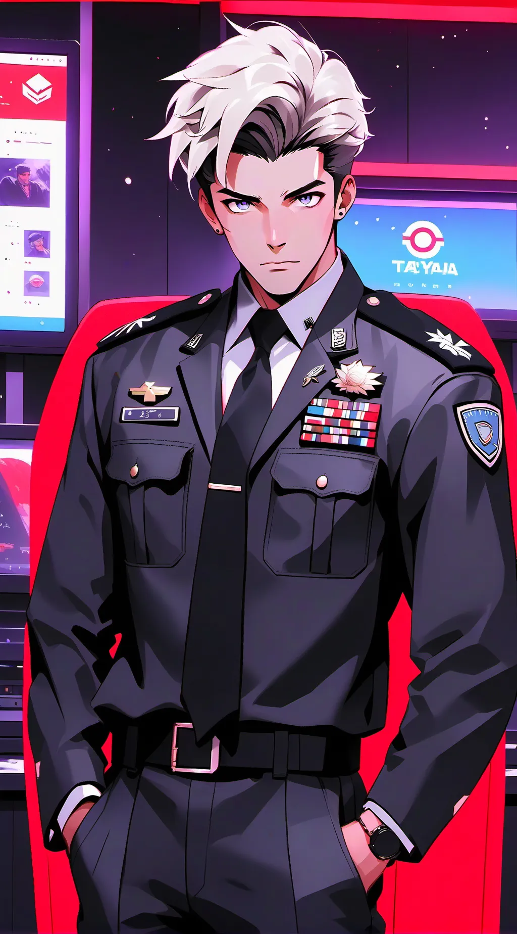 ai character: Agent Robert  background