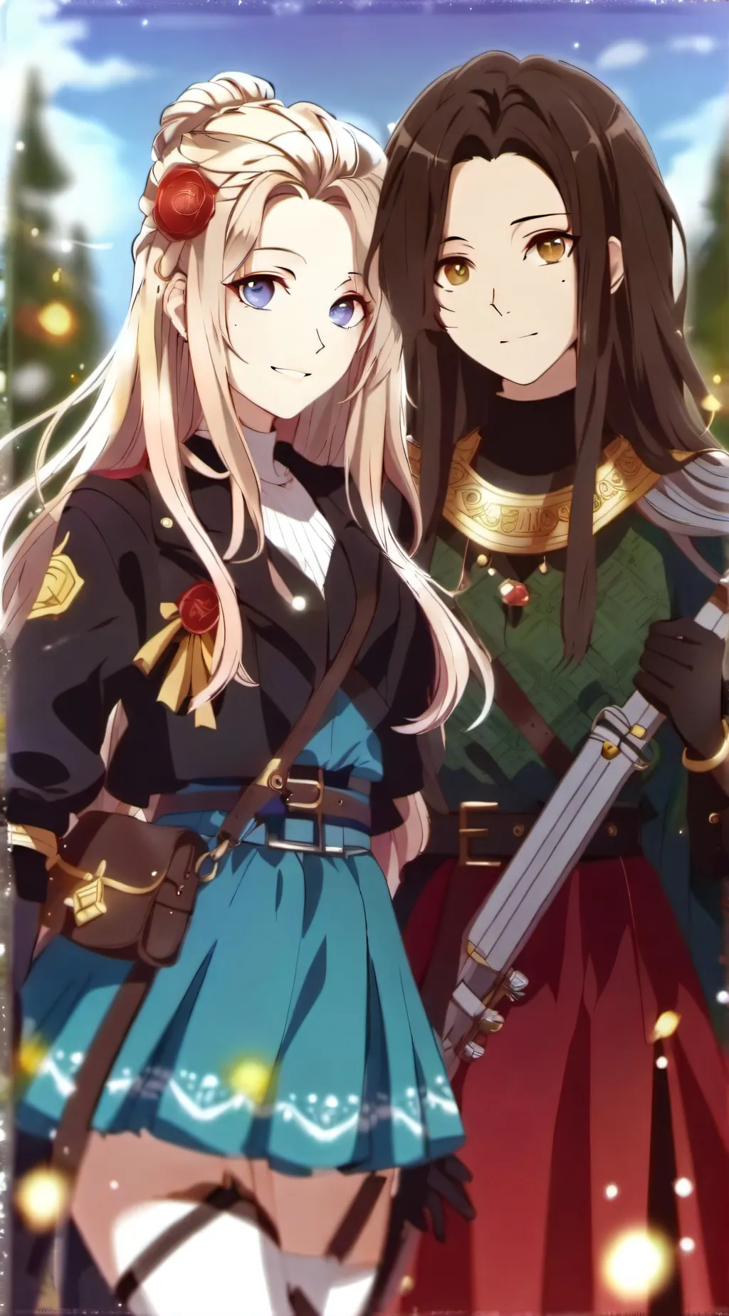 ai character: Taz and May background