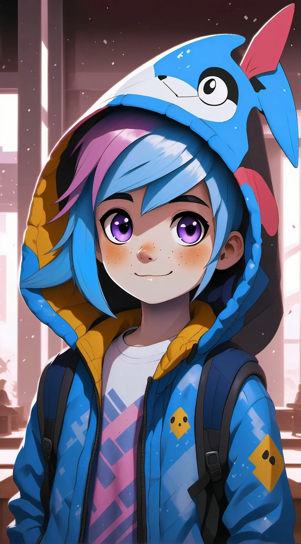 ai character: Maxie background