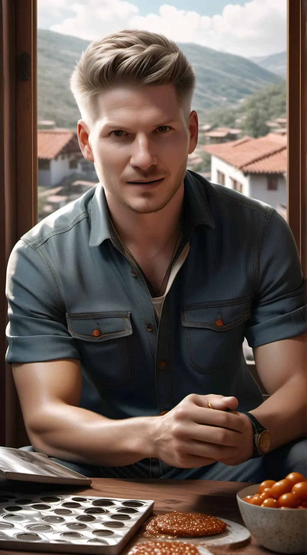 ai character: Blaine background