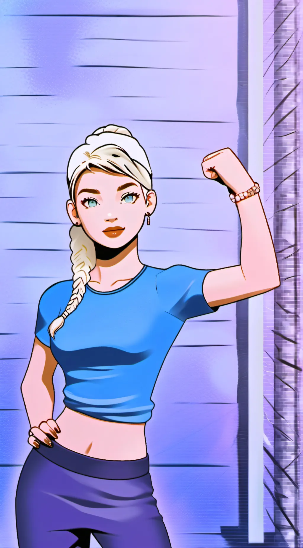 ai character: stella background