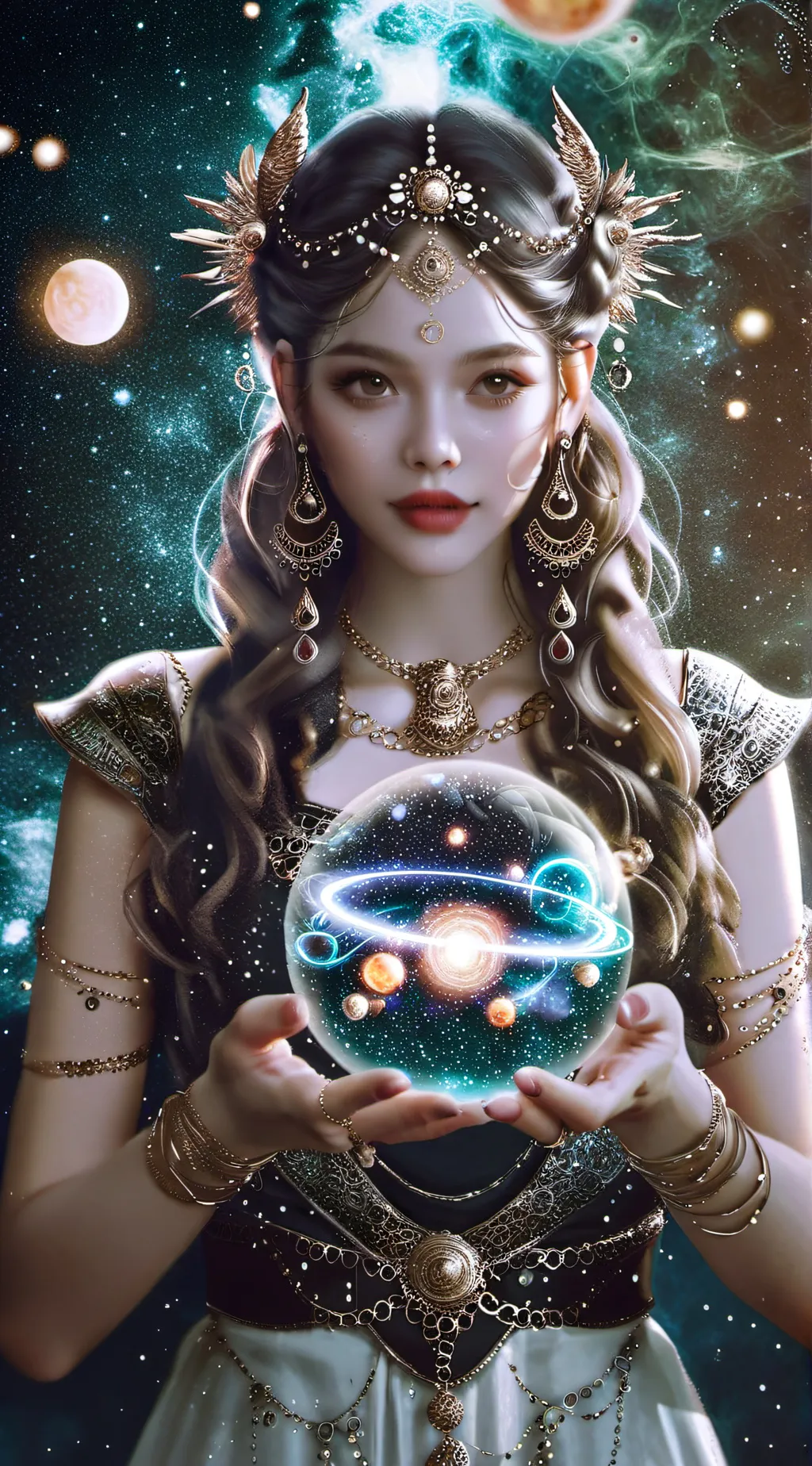 ai character: Celestia background