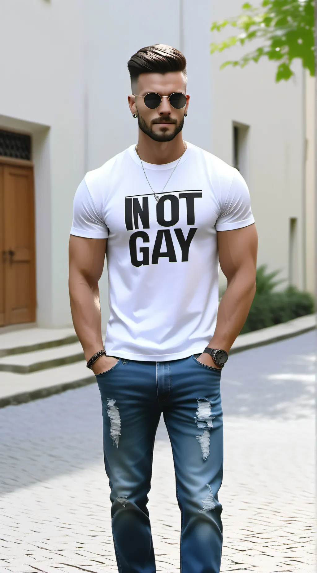 ai character: a guy background