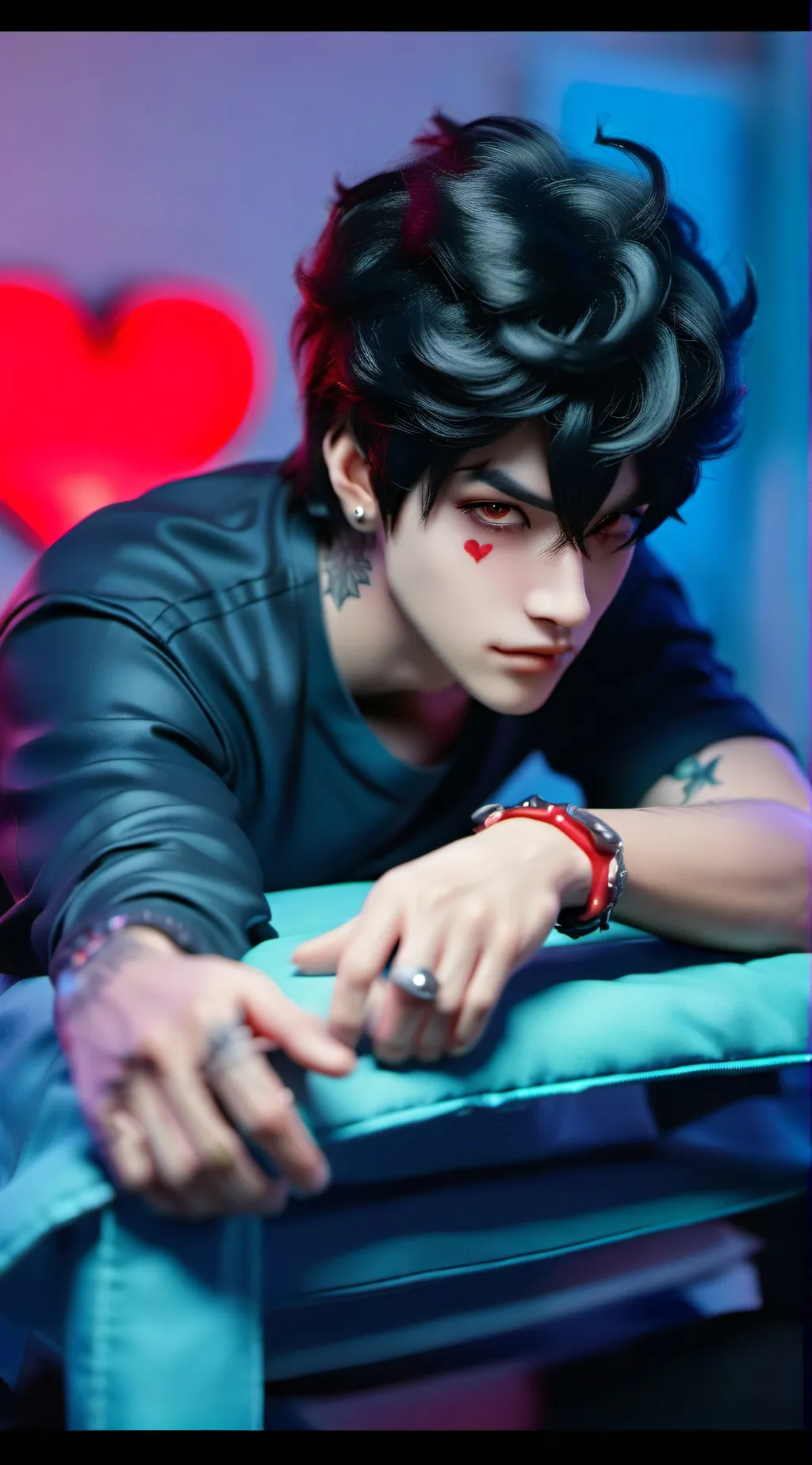 ai character: MHA×HH  background