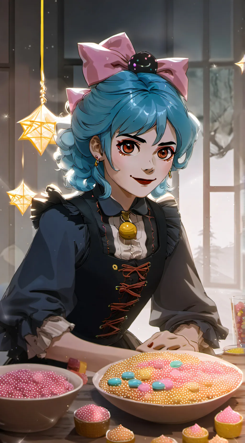 ai character: Star background