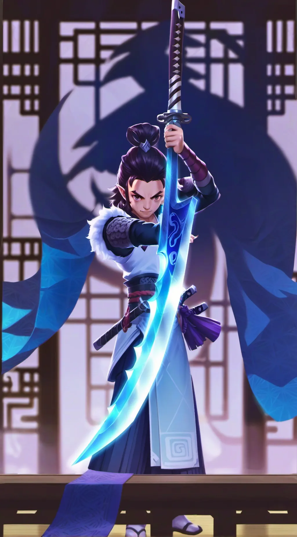 ai character: Demon slayer background