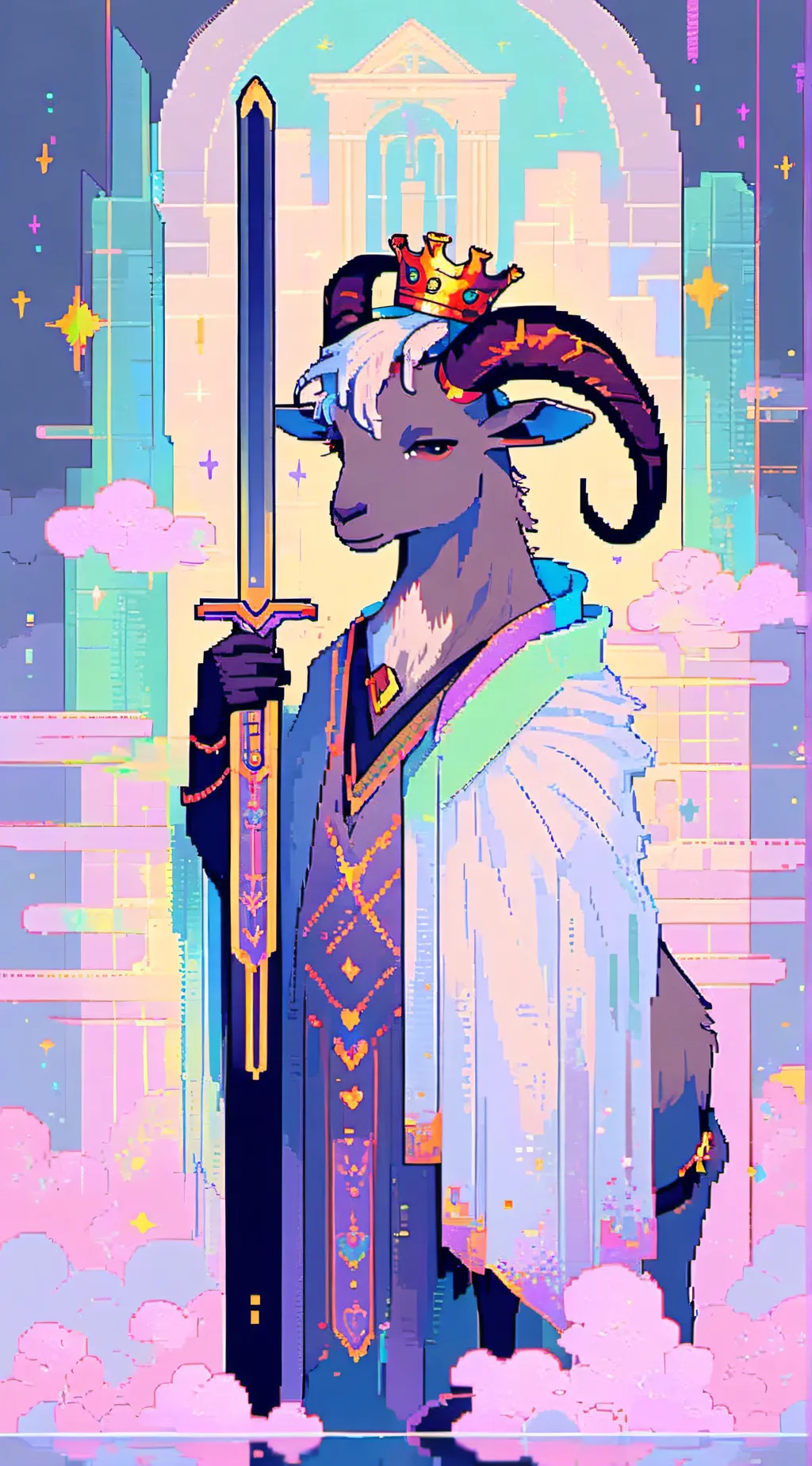 ai character: Simphly "the Goat" background