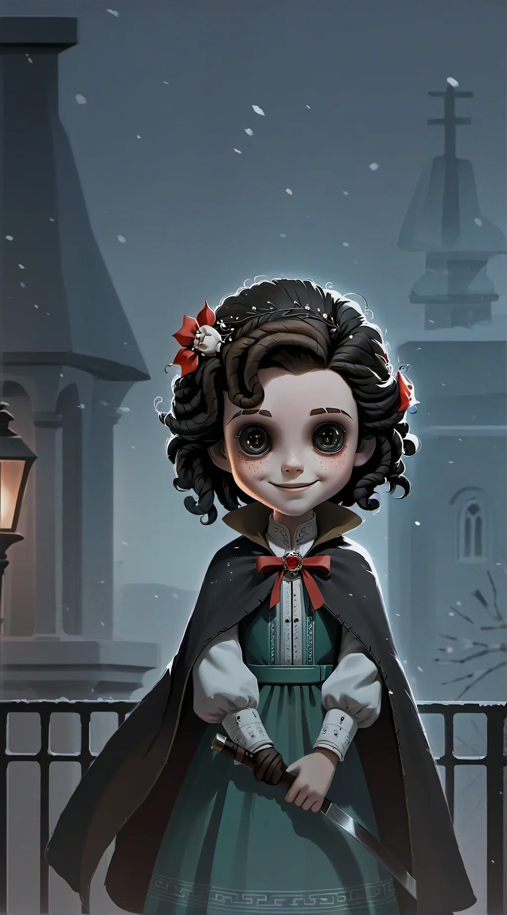 ai character: Evil Elizabeth  background