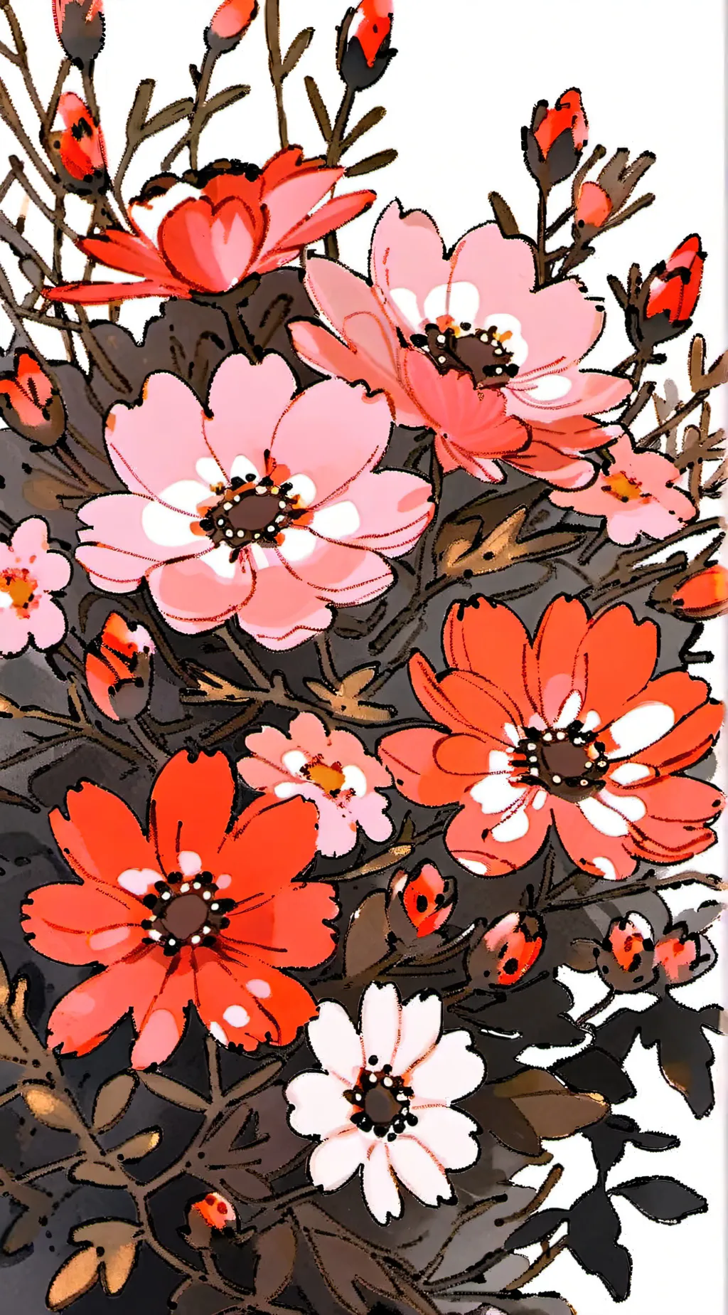 ai character: The girl test background