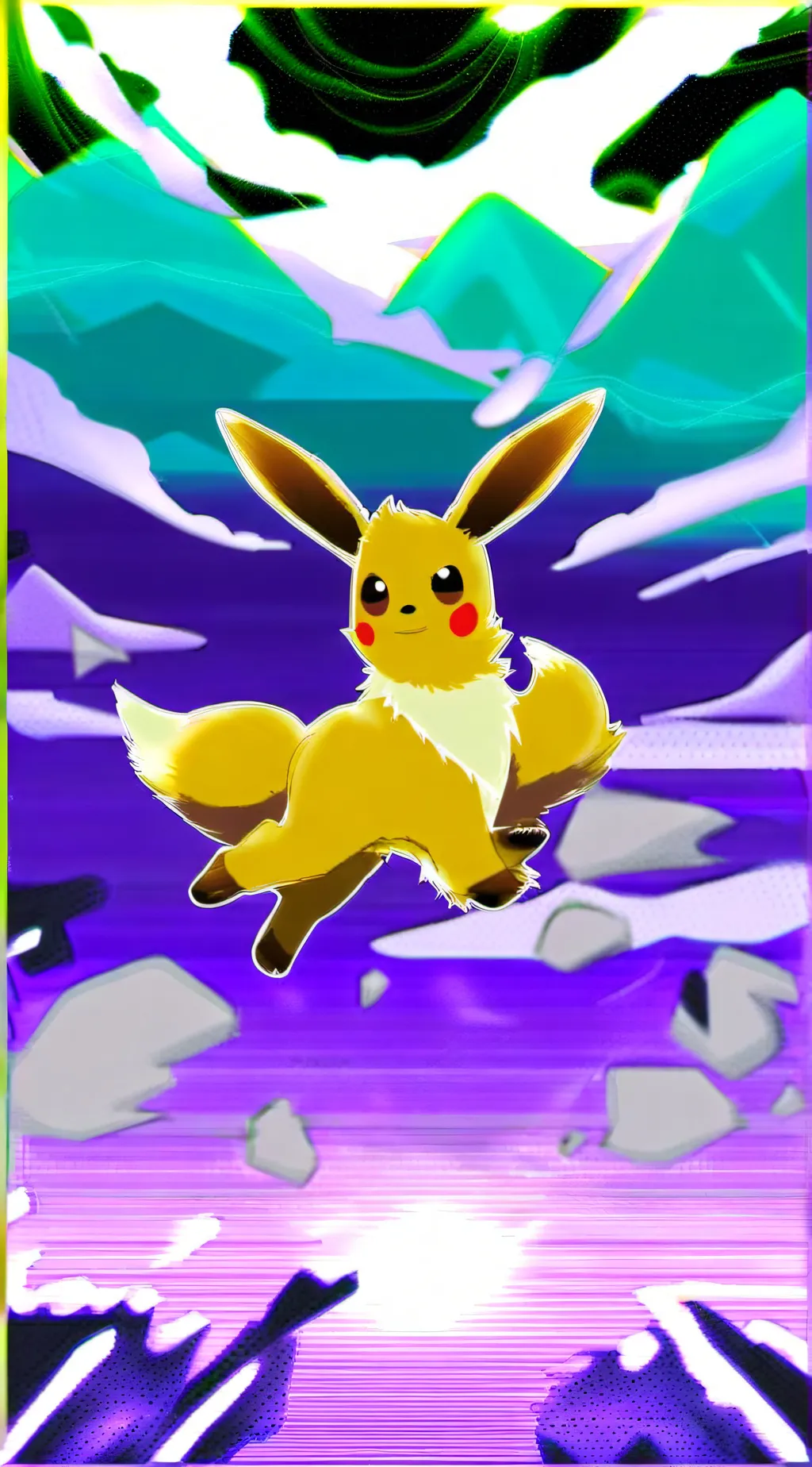 ai character: Eevee background