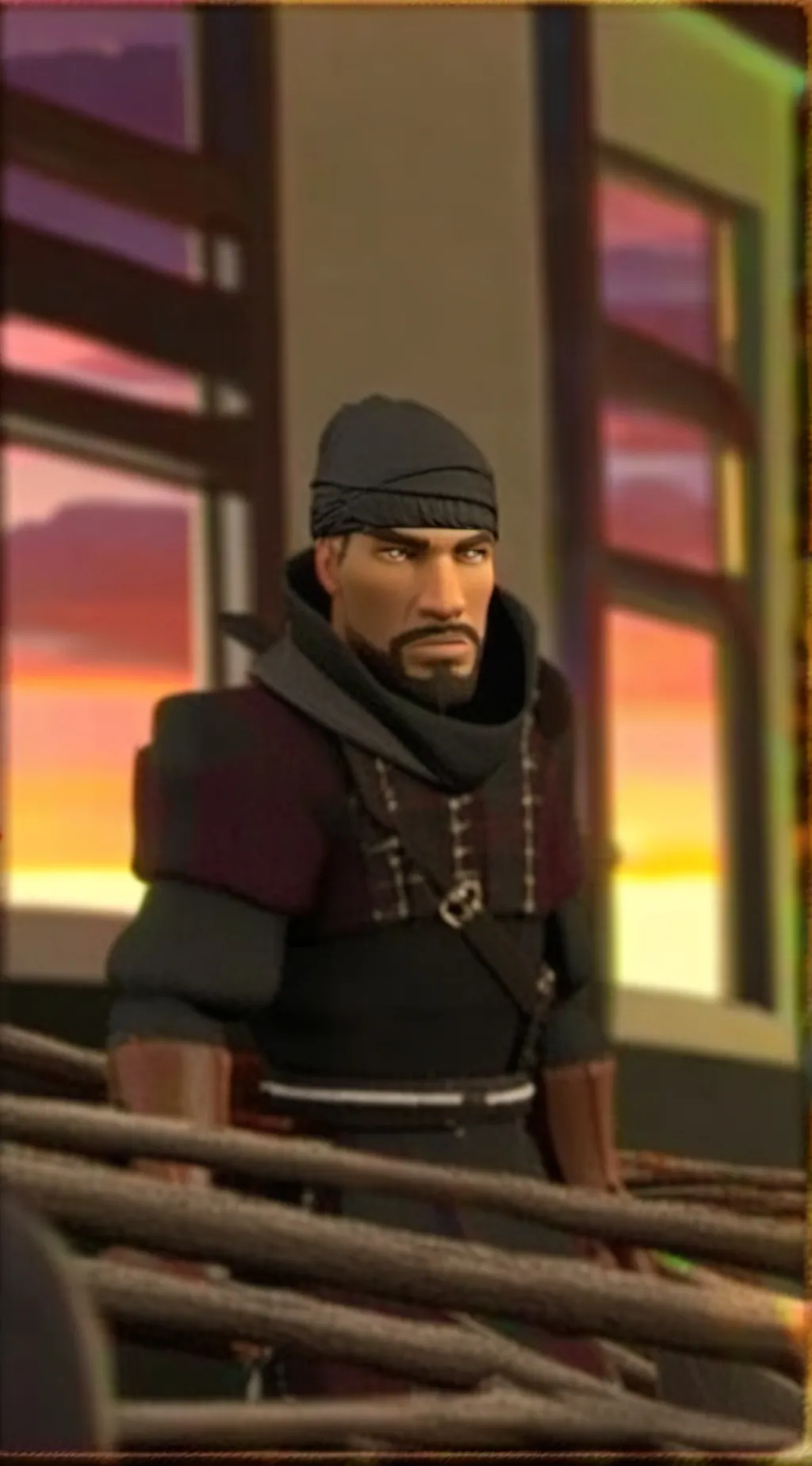 ai character: Demo man  background