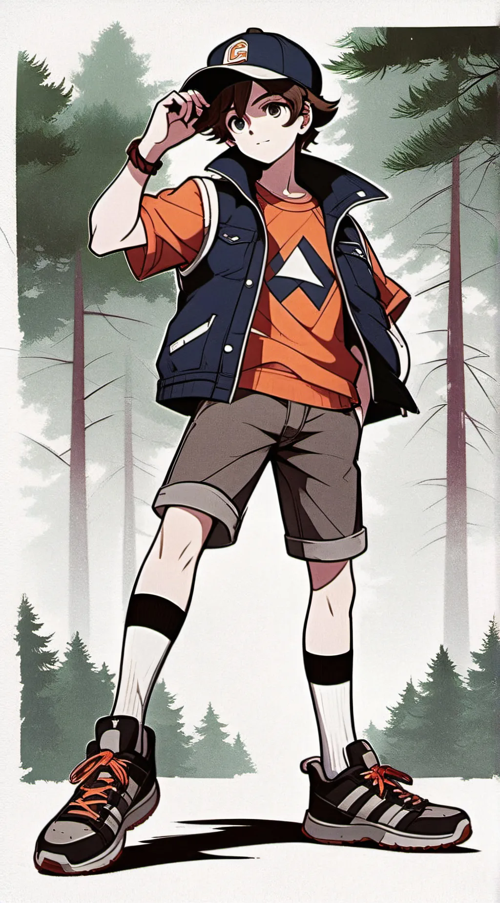 ai character: Dipper background