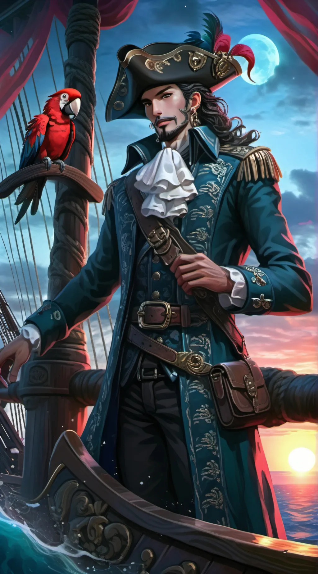 ai character: your pirate dad background