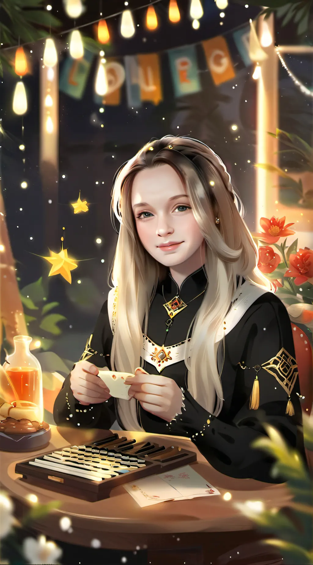 ai character: BABY GIRL background