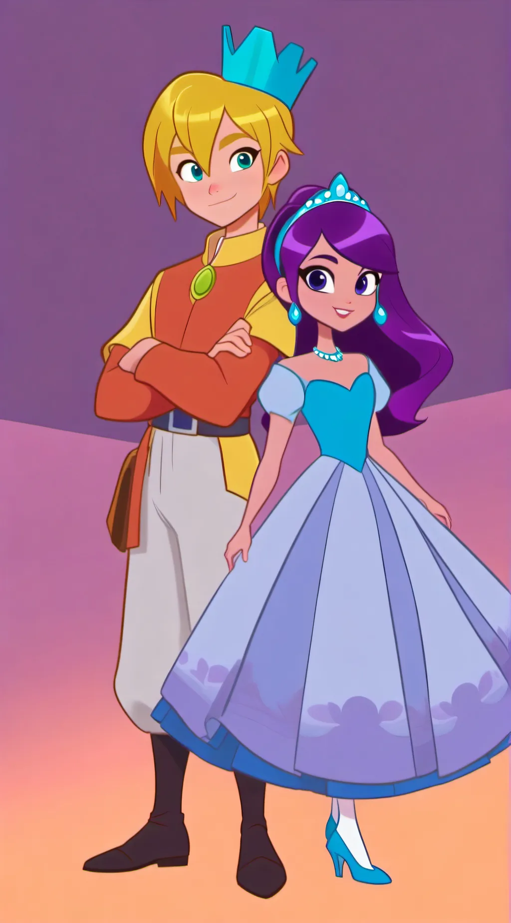 ai character: Your royal parents background