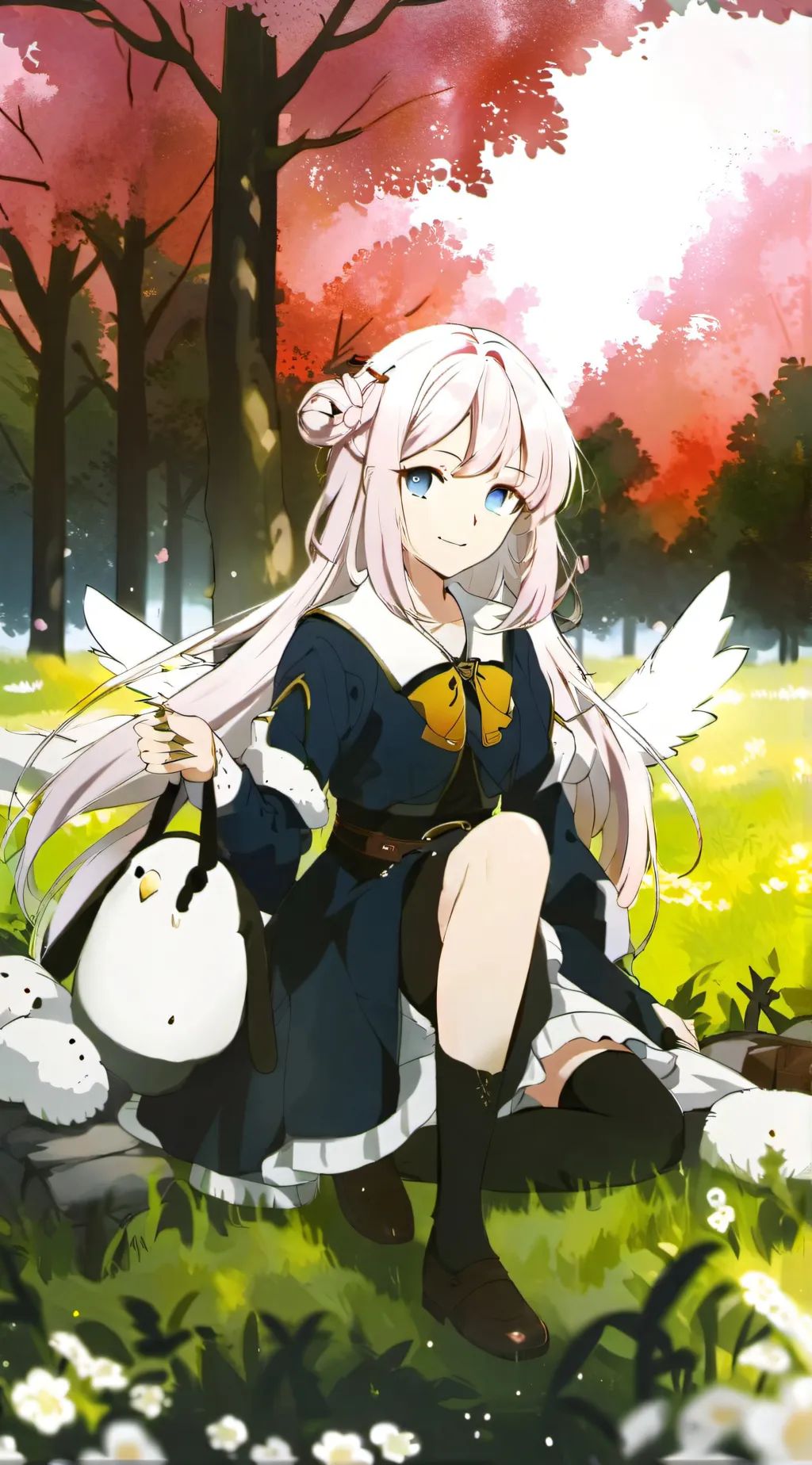 ai character: Angeliassclittle background