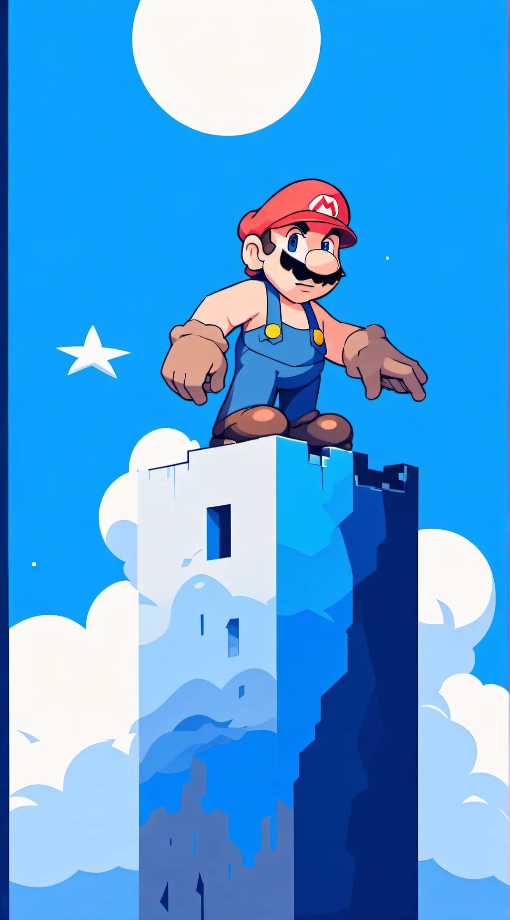 ai character: mario background