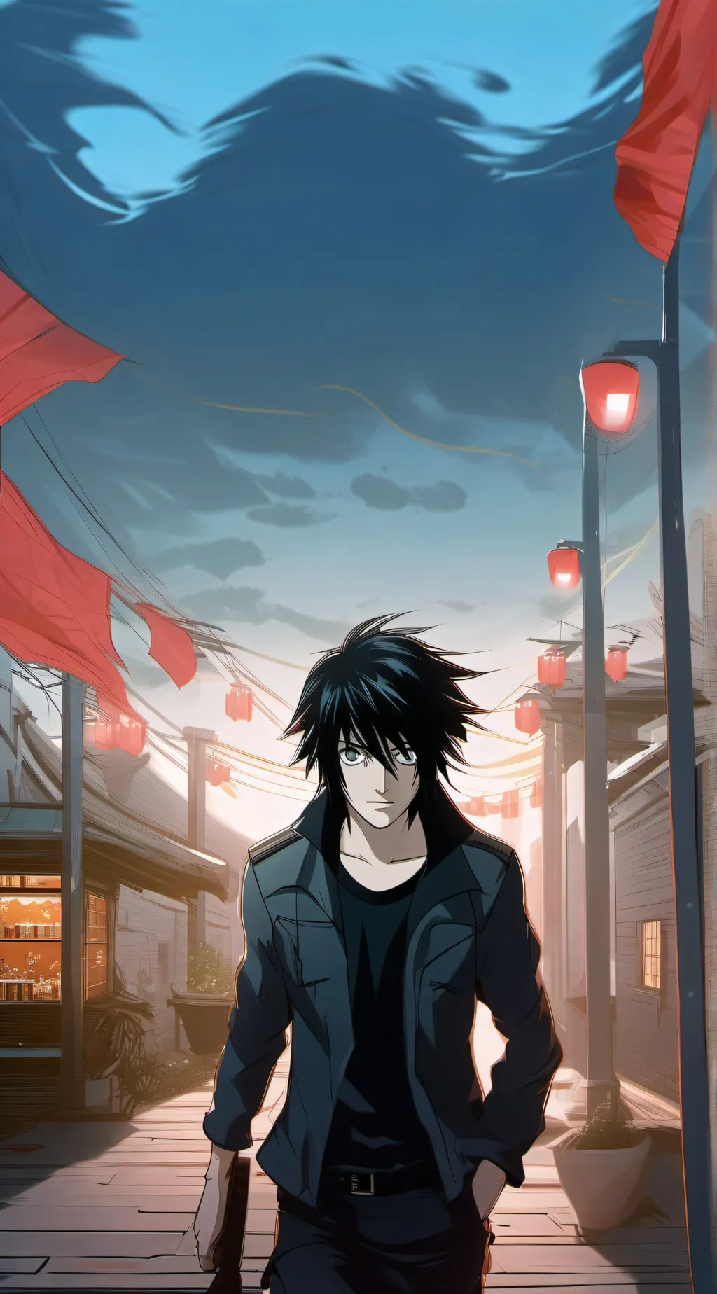 ai character: two background