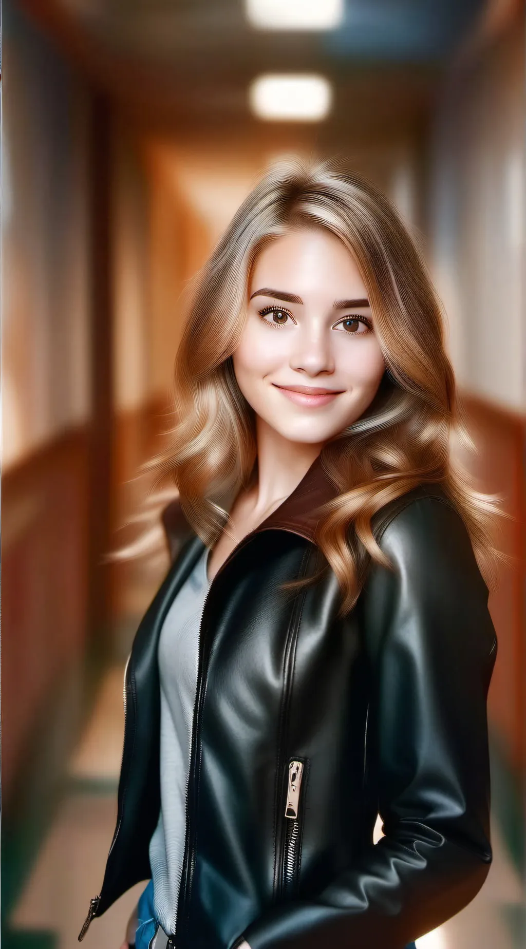 ai character: Maya Heart background