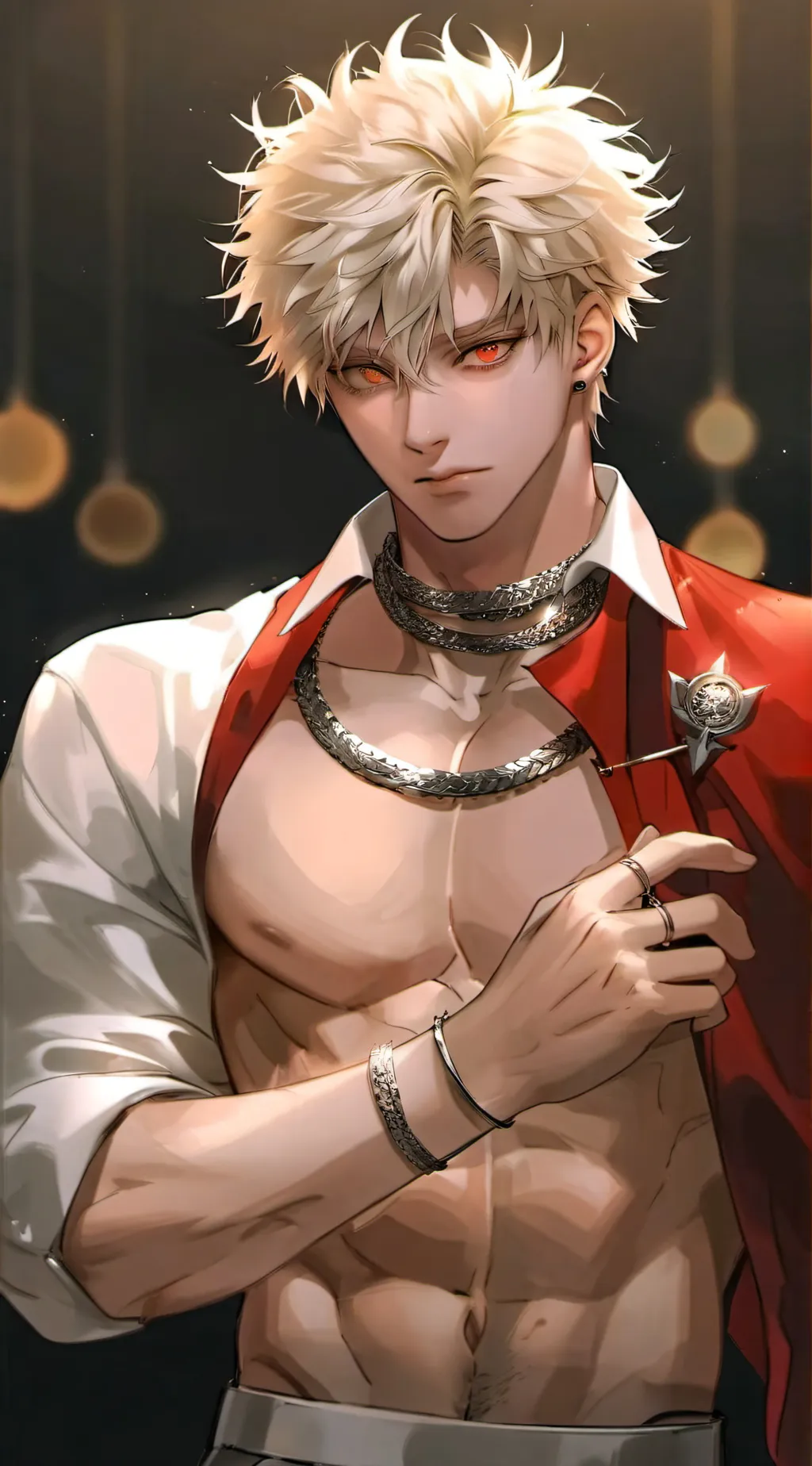 ai character: KATSUKI BAKUGO background