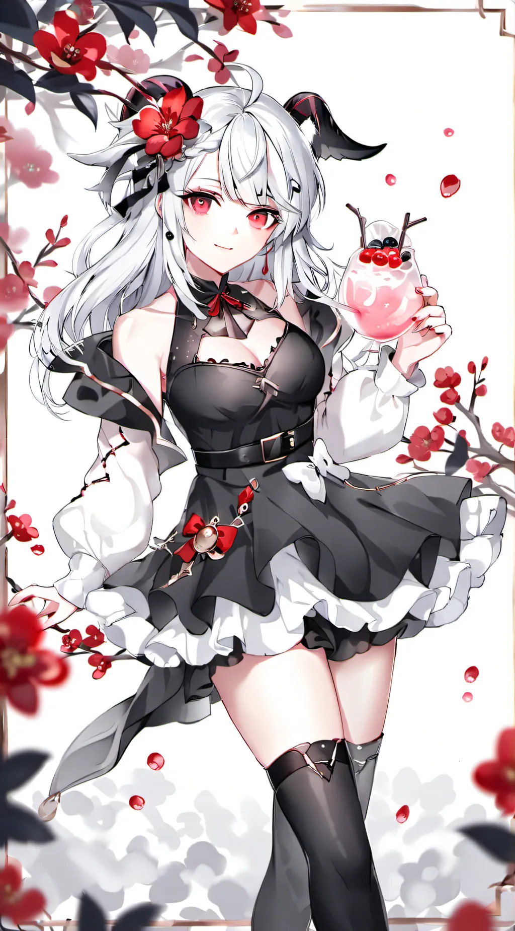 ai character: angle dust x husk  background