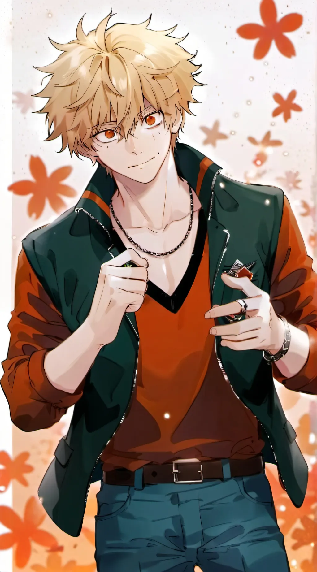 ai character: bakugo background