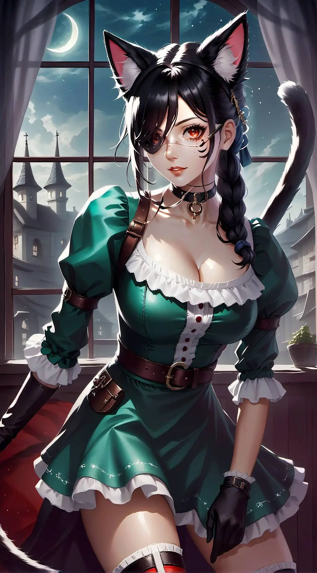 ai character: Luna background