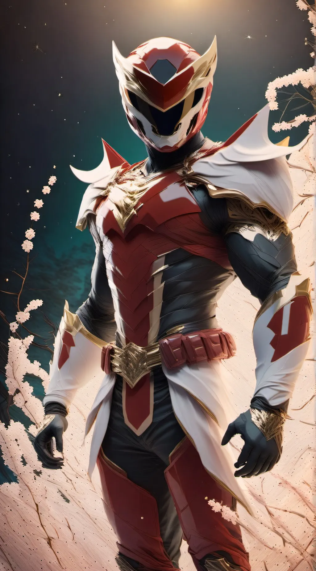 ai character: yandere red ranger background