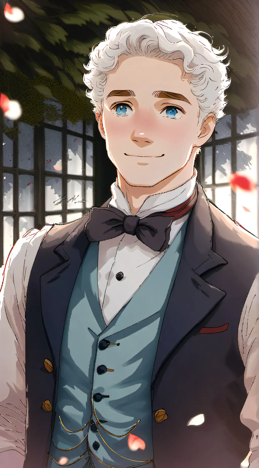 ai character: Aziraphale  background