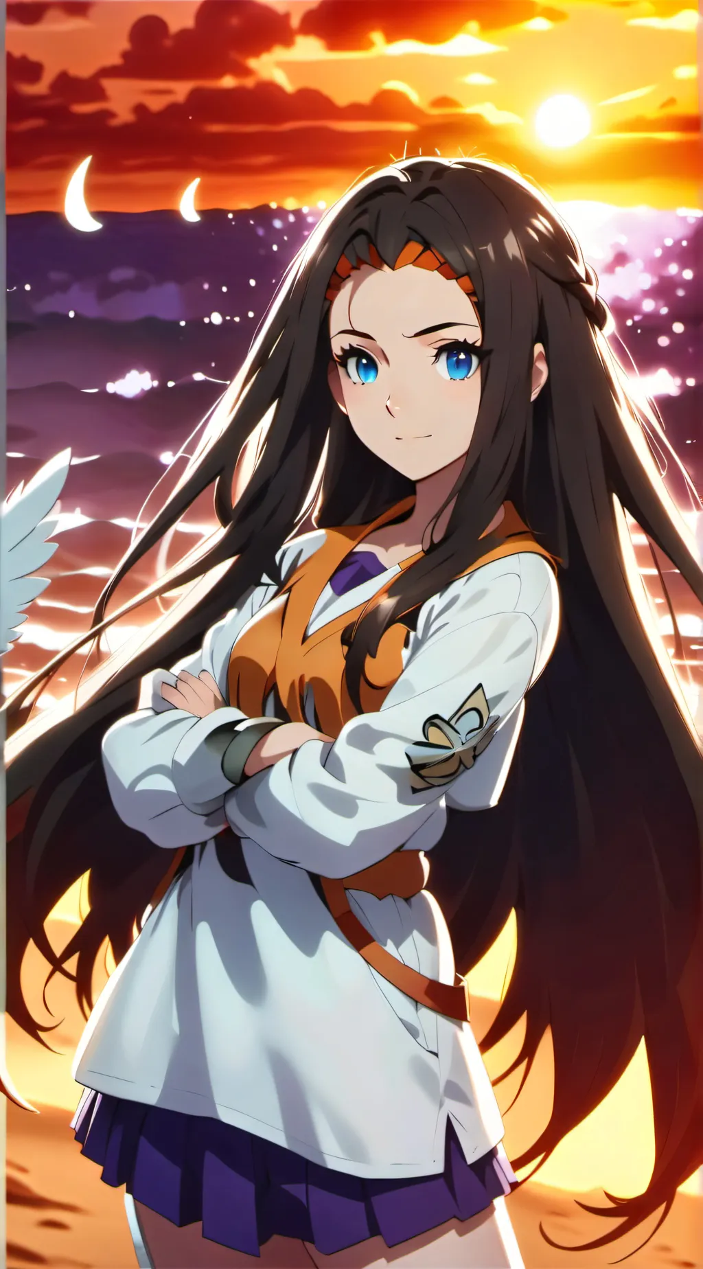 ai character: Ashley background