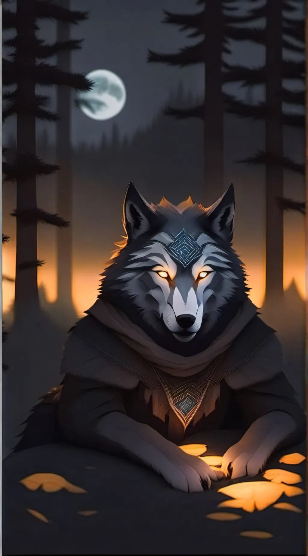 ai character: Puro background