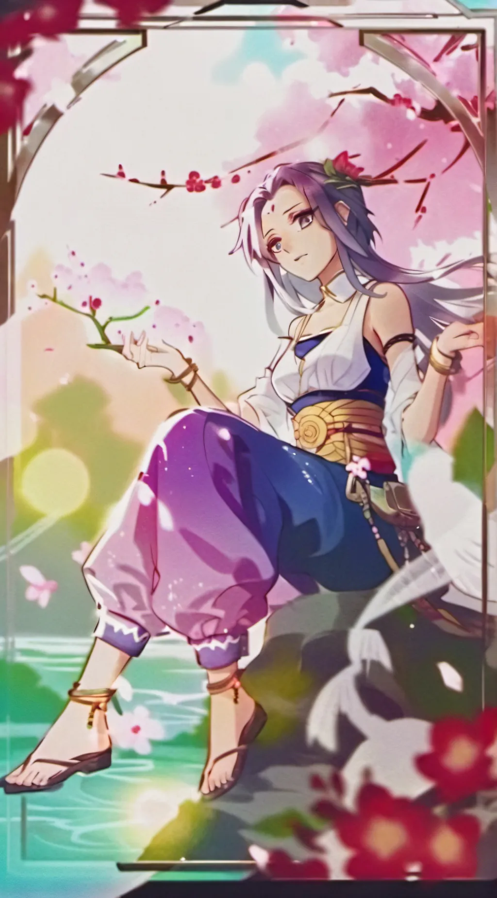 ai character: Sanemi X Kanae background