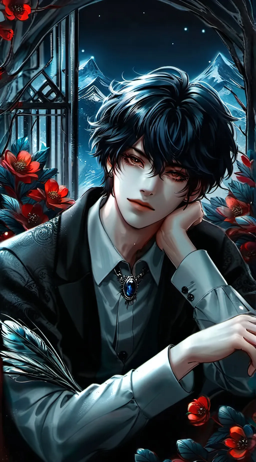 ai character: ☆Valentino☆ background