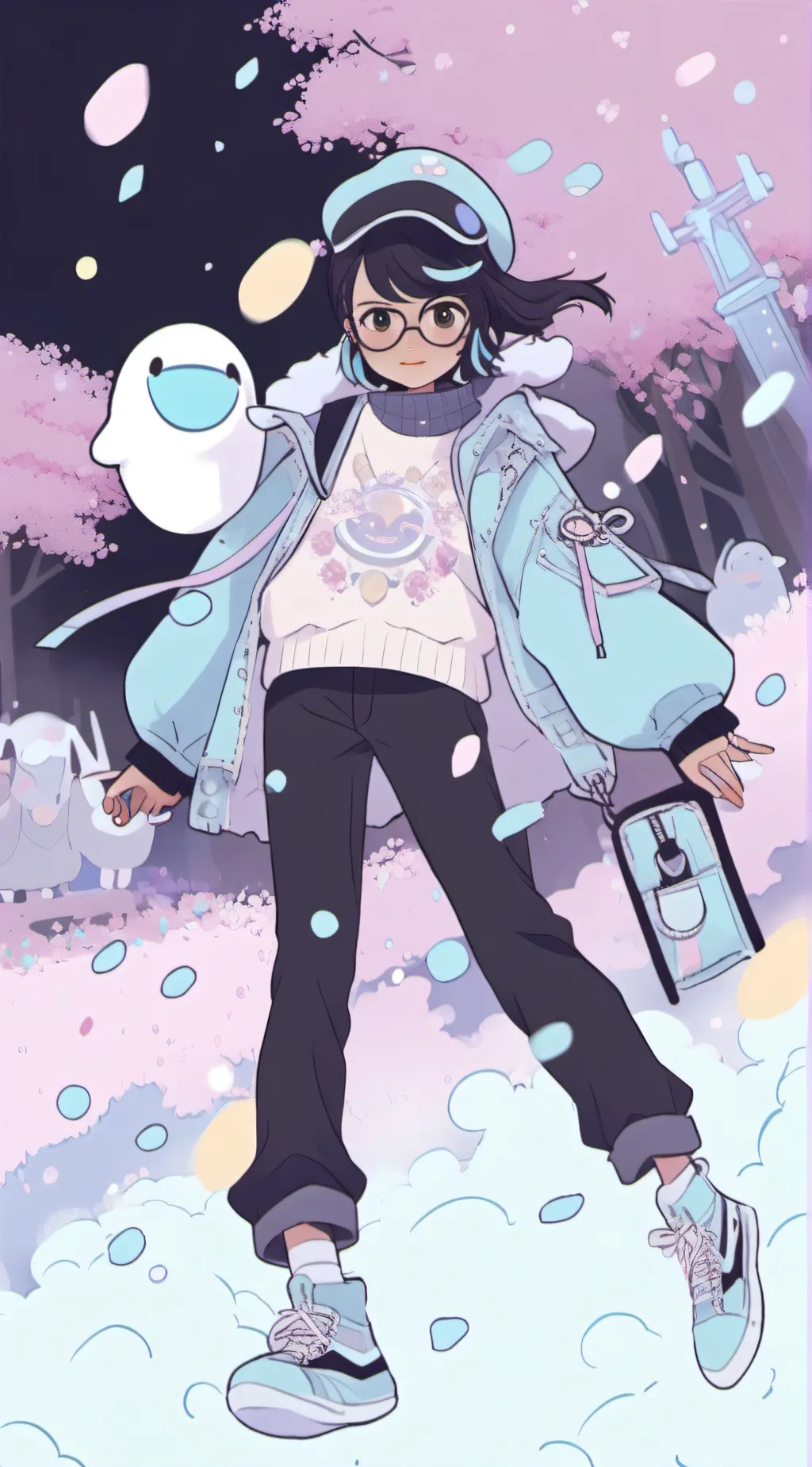 ai character: Miraculous ladybug background