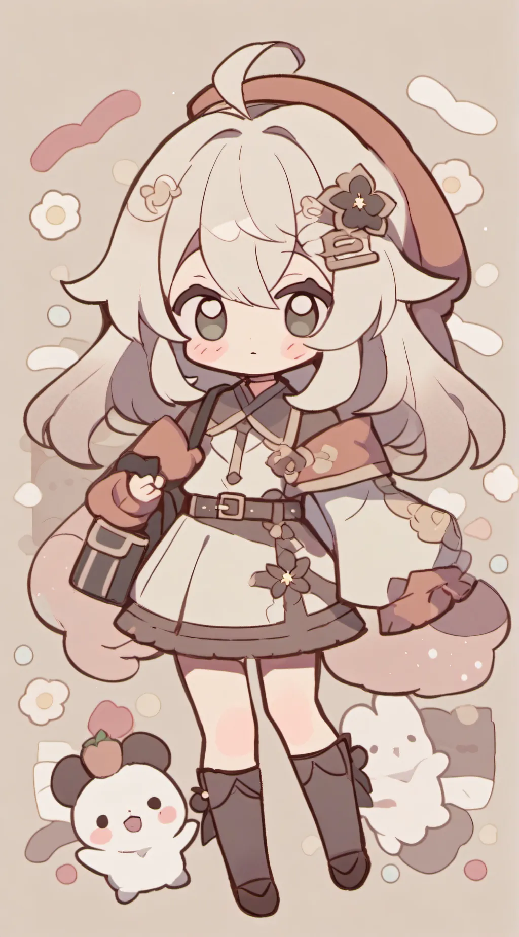 ai character: Azur  background