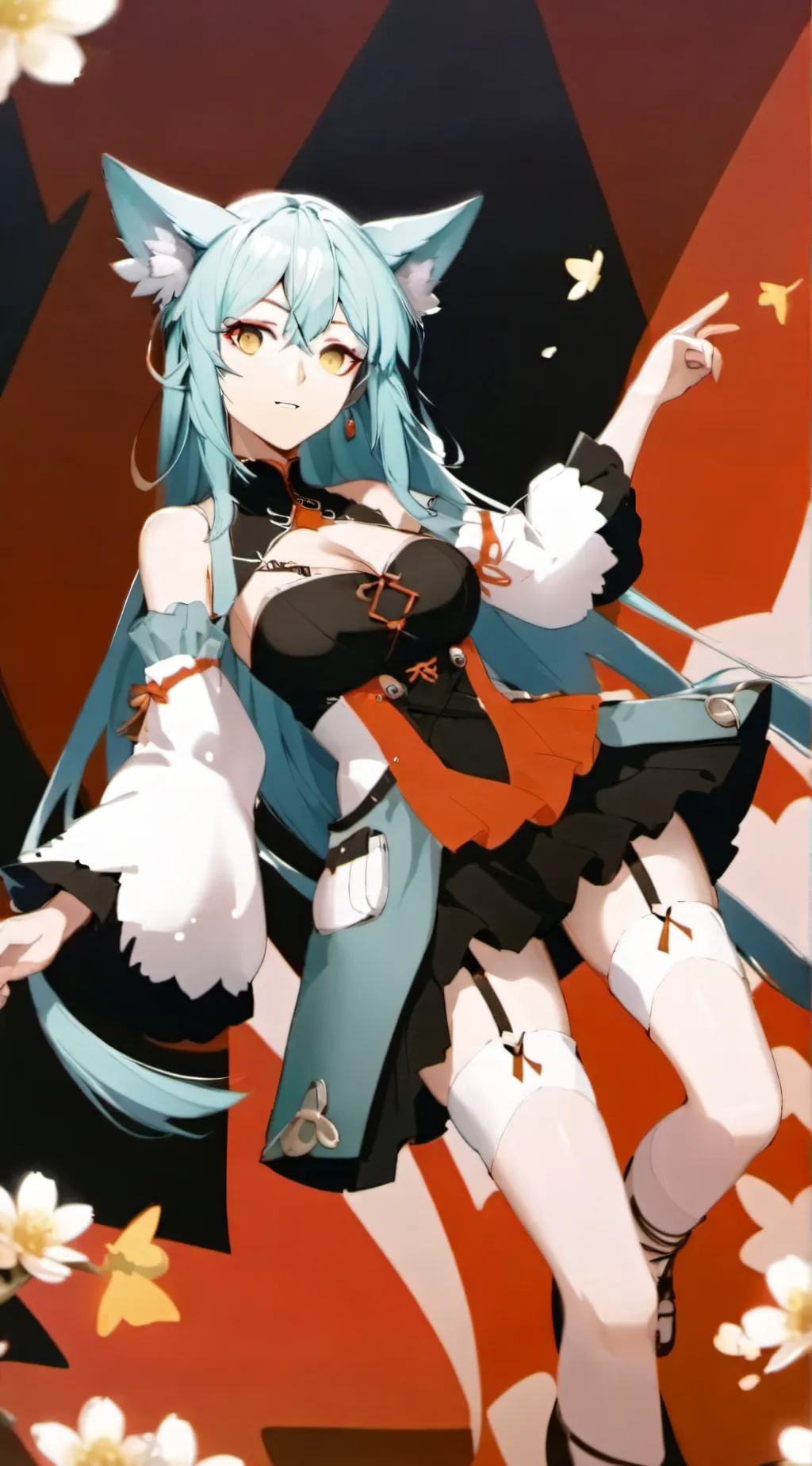 ai character: cherry  background