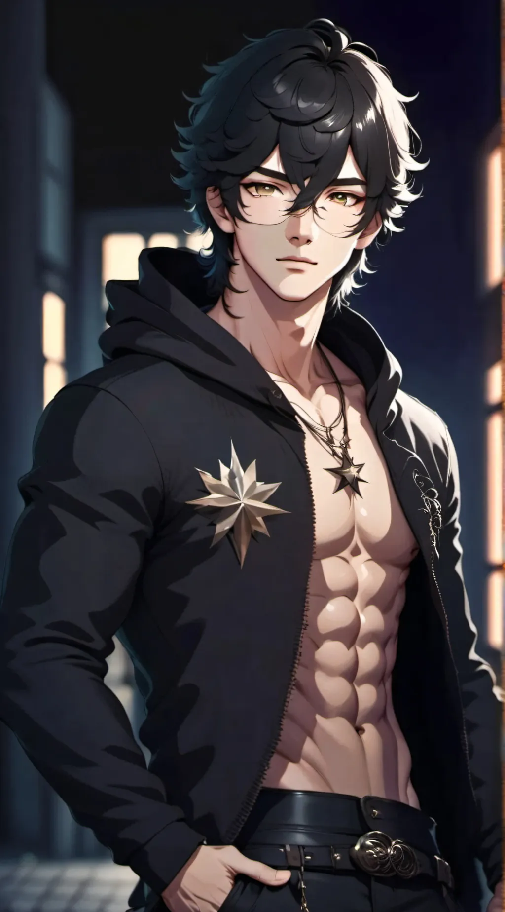 ai character: (weird men) background