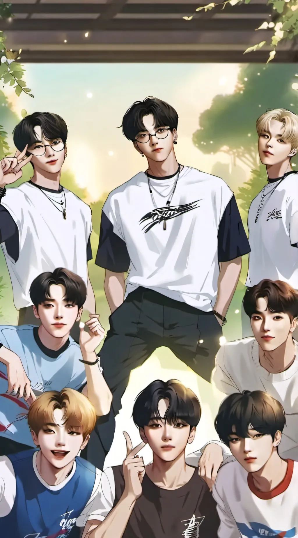 ai character: Skz background