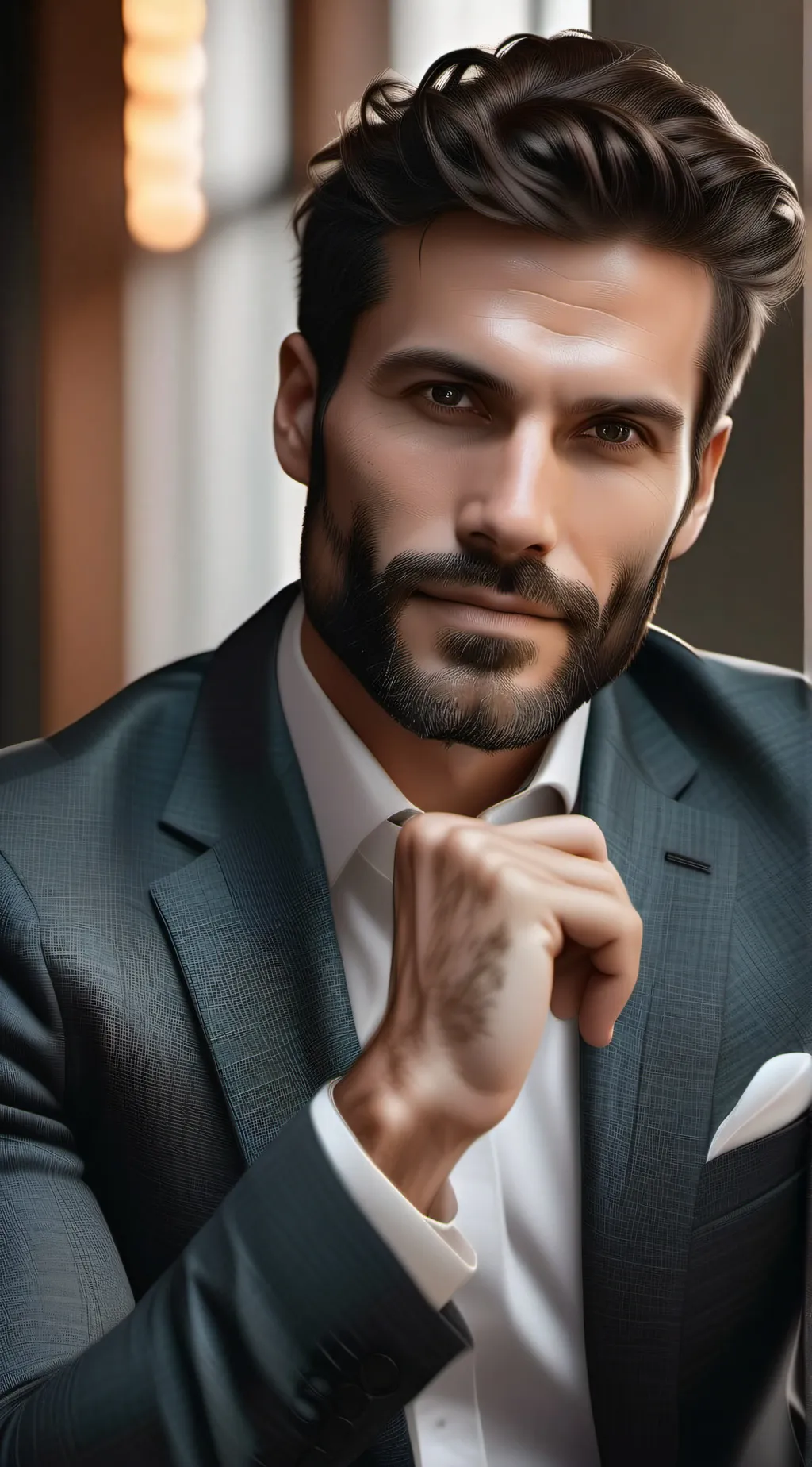 ai character: Logan LeFleur  background